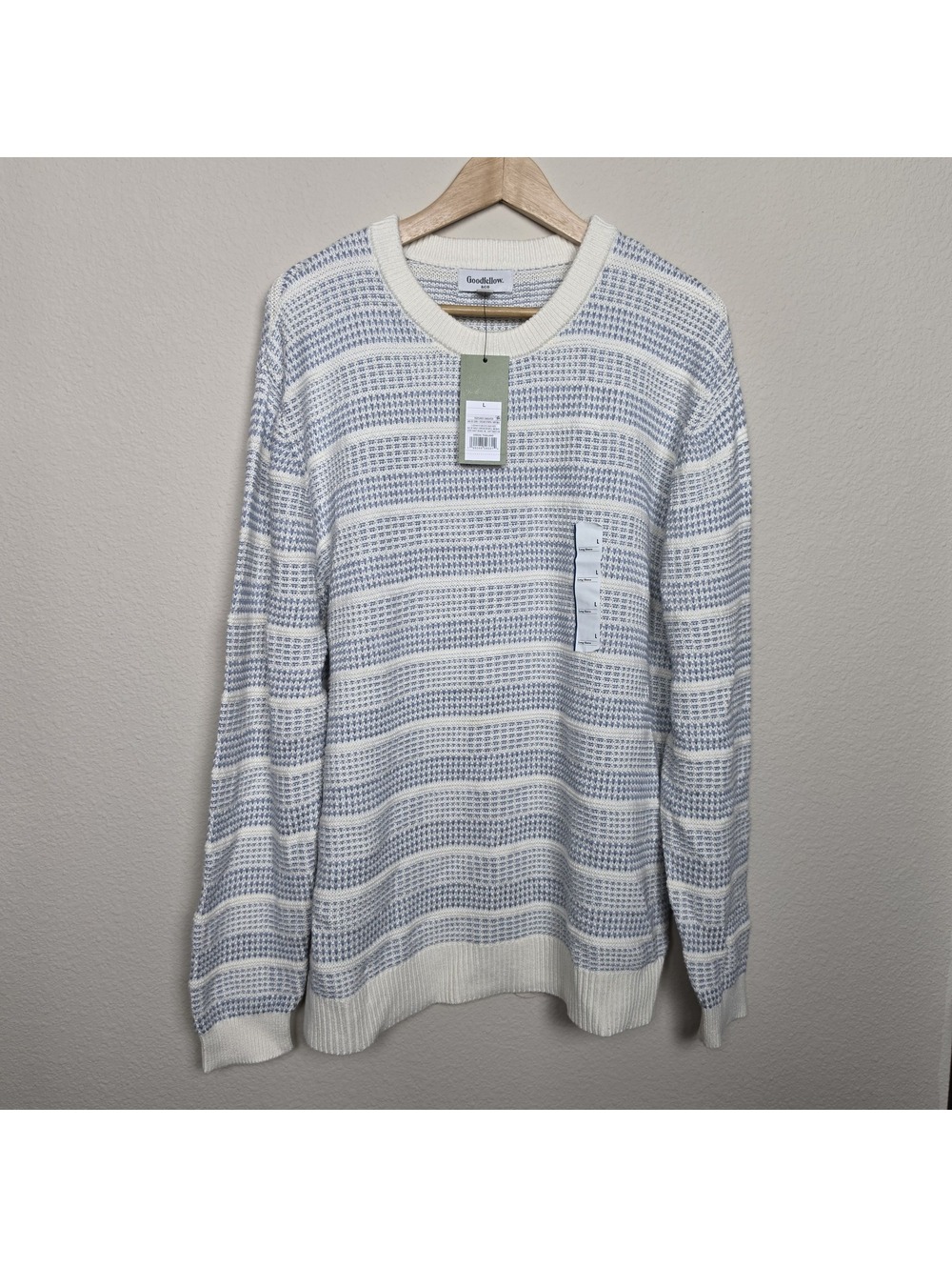 Goodfellow & Co Men's Textured Crewneck Sweater L
